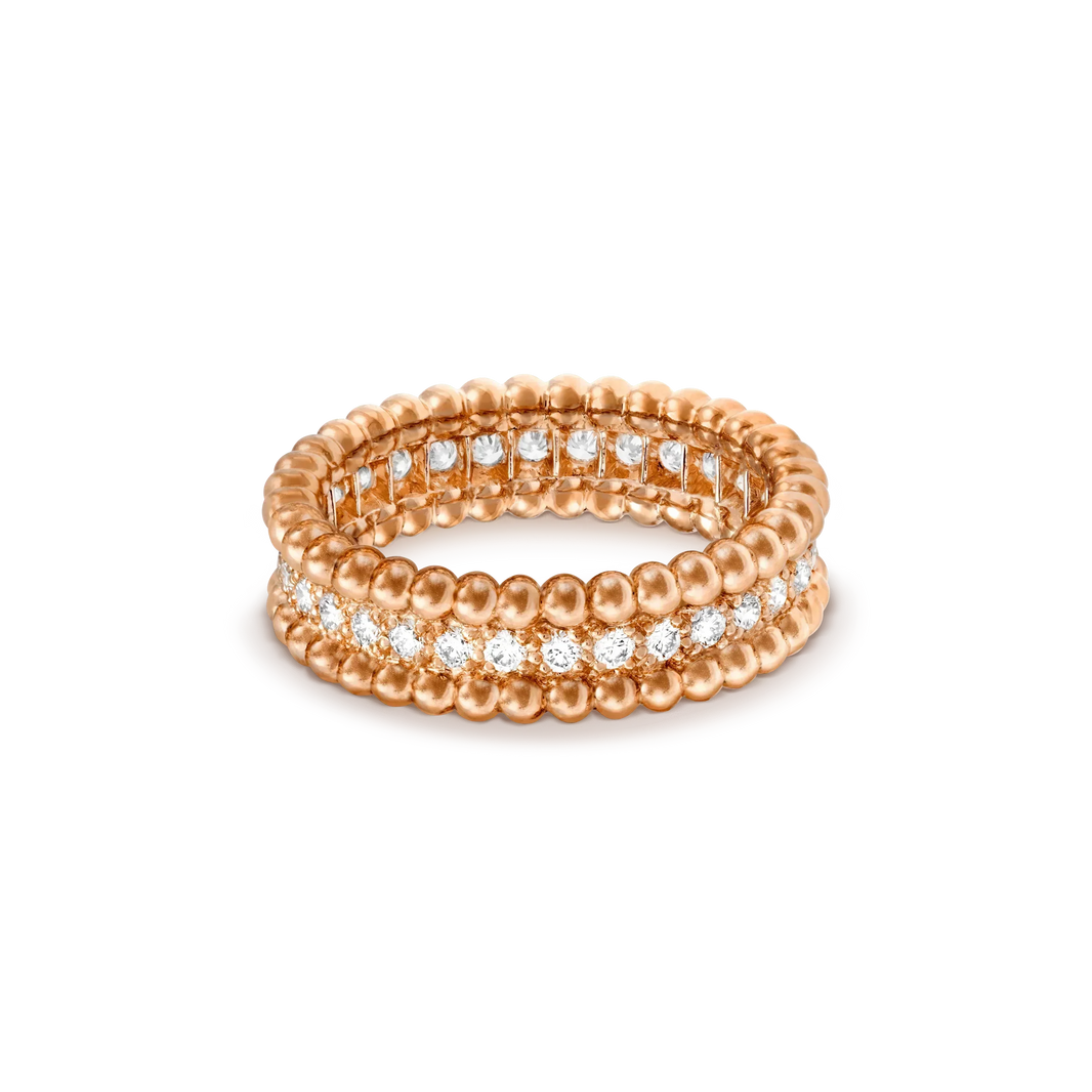 [LUCKY LOVE]PERLEE DIAMOND ROSE GOLD RING