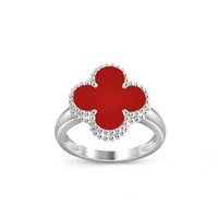 [LUCKY LOVE]CLOVER SILVER RING COLLECTION