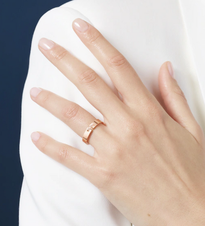 [LUCKY LOVE]ALLIANCE LIENS VIDENCE DIAMOND 4MM RING