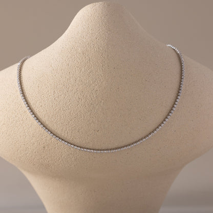Diamond Tennis Choker Necklace