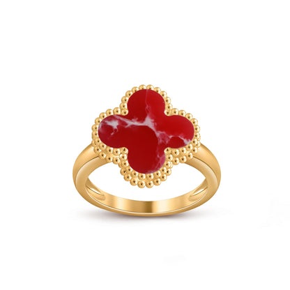 [LUCKY LOVE]CLOVER RING GOLD COLLECTION