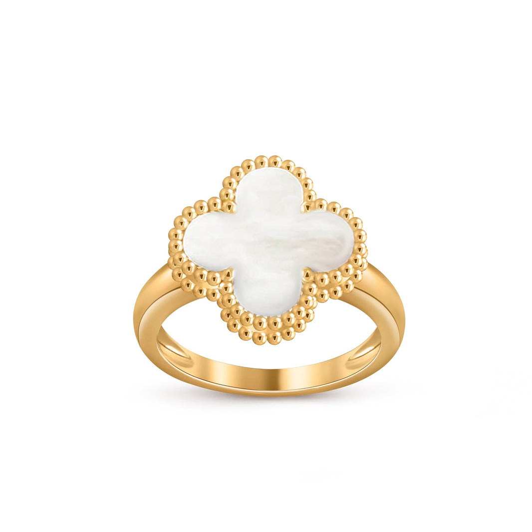 [LUCKY LOVE]CLOVER RING GOLD COLLECTION