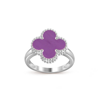 [LUCKY LOVE]CLOVER SILVER RING COLLECTION