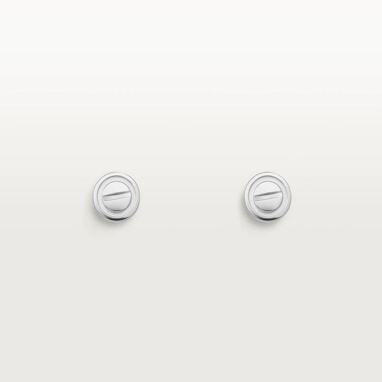 [LUCKY LOVE]LOVE EARRINGS SILVER 10MM