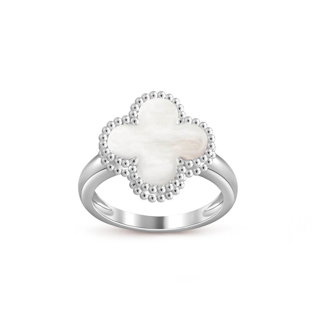 [LUCKY LOVE]CLOVER SILVER RING COLLECTION