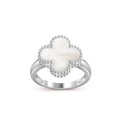 [LUCKY LOVE]CLOVER SILVER RING COLLECTION
