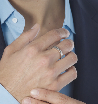 [LUCKY LOVE]ALLIANCE LIENS VIDENCE 4MM RING