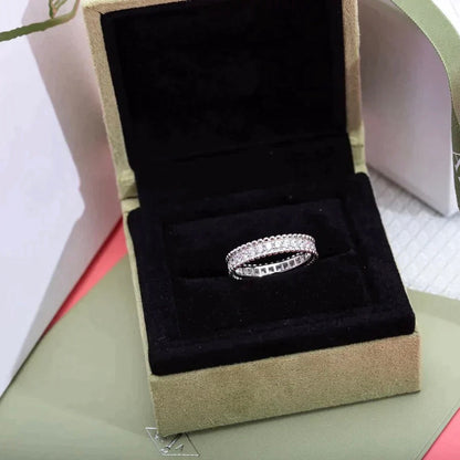 [LUCKY LOVE]PERLEE DIAMOND SILVER RING