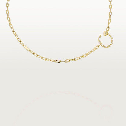 [LUCKY LOVE]JUSTE NECKLACE FULL DIAMONDS