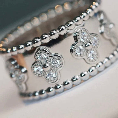 [LUCKY LOVE]CLOVER KALEIDOSCOPE RING 10MM