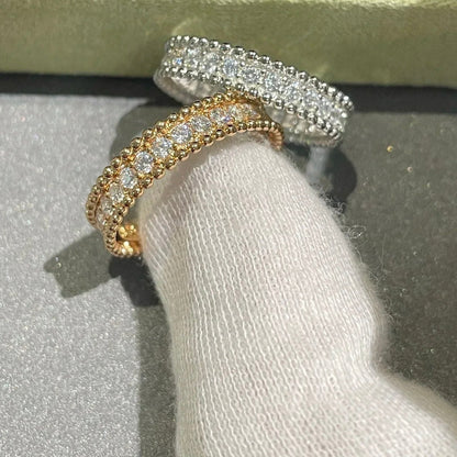 [LUCKY LOVE]PERLEE DIAMOND SILVER RING