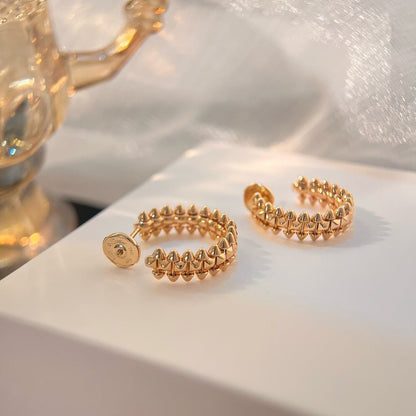 [LUCKY LOVE]CLASH SMALL HOOP EARRINGS