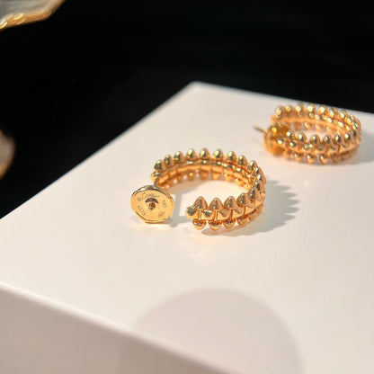 [LUCKY LOVE]CLASH SMALL HOOP EARRINGS