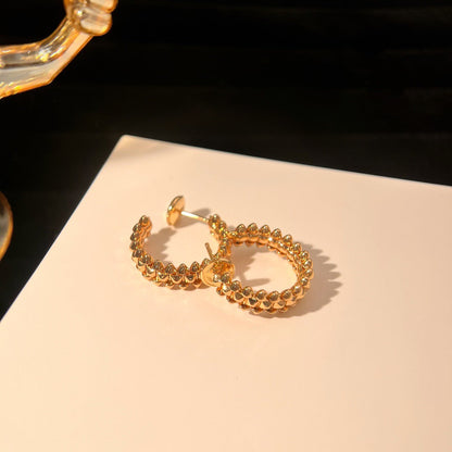 [LUCKY LOVE]CLASH SMALL HOOP EARRINGS