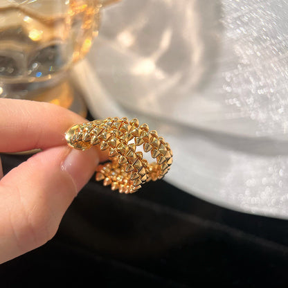 [LUCKY LOVE]CLASH SMALL HOOP EARRINGS