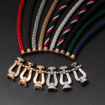 [LUCKY LOVE]FORCE LARGE HORSESHOE NO DIAMOND BRACELET ROSE GOLD