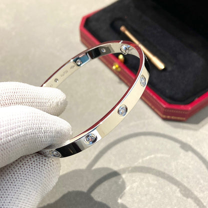 [LUCKY LOVE]LOVE BRACELET 6.1MM 10 DIAMONDS