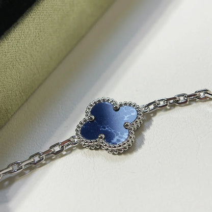 [LUCKY LOVE]CLOVER 5 MOTIF PIETERSITE BRACELET COLLECTION