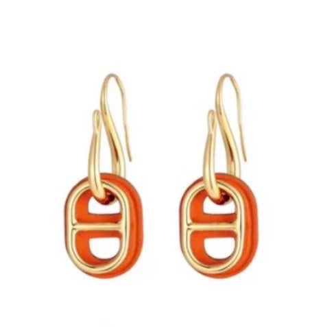 [LUCKY LOVE]HM O'MAILLON GOLD EARRINGS