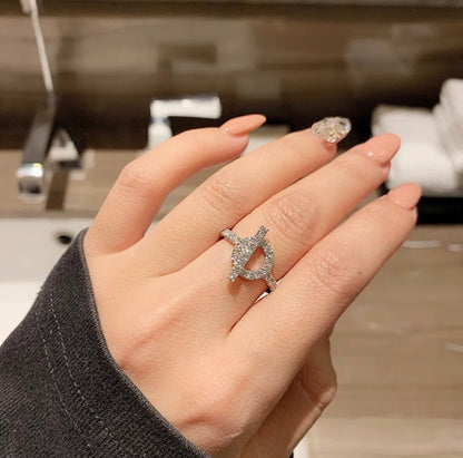 [LUCKY LOVE]ECHAPPEE RING SILVER DIAMOND