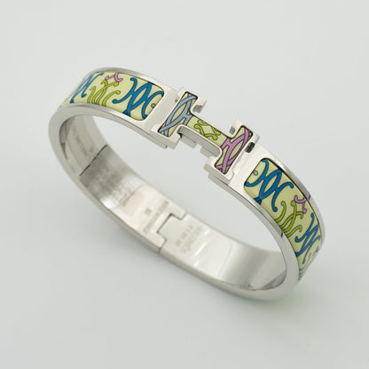 [LUCKY LOVE]H BRACELET BEIGE MULTICOLOR
