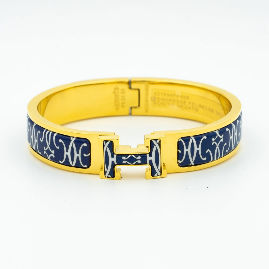 [LUCKY LOVE]H BRACELET BLACK MULTICOLOR
