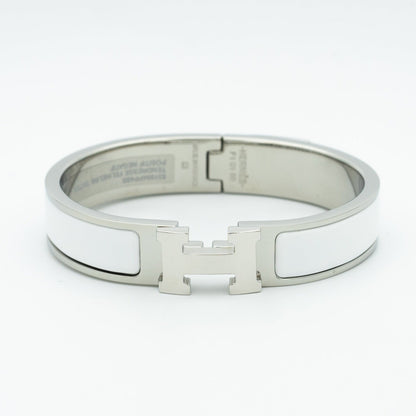 [LUCKY LOVE]H WHITE BRACELET