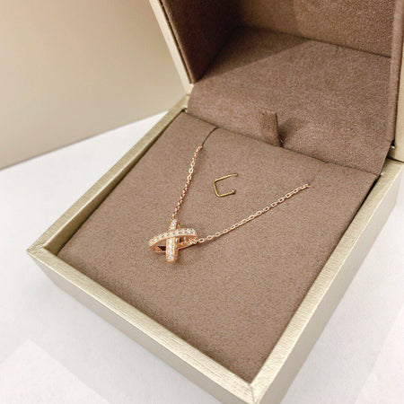 [LUCKY LOVE]JEUX DE DIAMOND NECKLACE