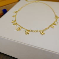 [LUCKY LOVE]LUCKY LOVEING SUPPLE NECKLACE BRASS