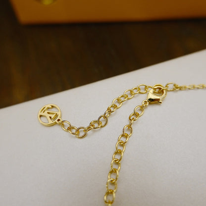 [LUCKY LOVE]LUCKY LOVEING SUPPLE NECKLACE BRASS