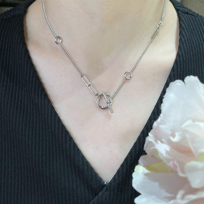 [LUCKY LOVE]HM STERLING CHAINE D'ANCRE HEART