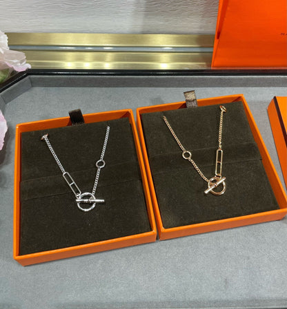 [LUCKY LOVE]HM STERLING CHAINE D'ANCRE HEART
