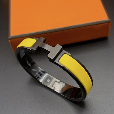 [LUCKY LOVE]CLIC HM SO BLACK YELLOW BRACELET