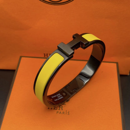 [LUCKY LOVE]CLIC HM SO BLACK YELLOW BRACELET