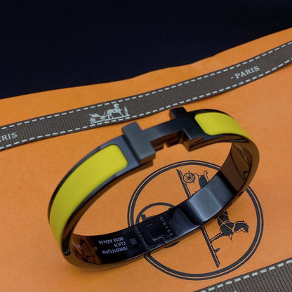 [LUCKY LOVE]CLIC HM SO BLACK YELLOW BRACELET
