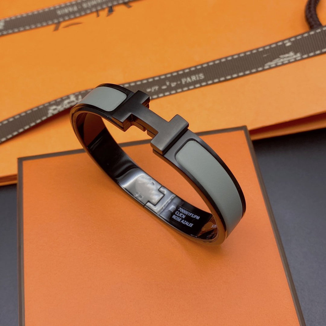 [LUCKY LOVE]CLIC HM SO BLACK GREY BRACELET