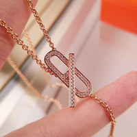 [LUCKY LOVE]HM FIRE PIG NOSE NECKLACE TRENDY STREET