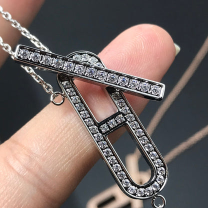 [LUCKY LOVE]HM NECKLACE PLATINUM ROSE GOLD DIAMOND