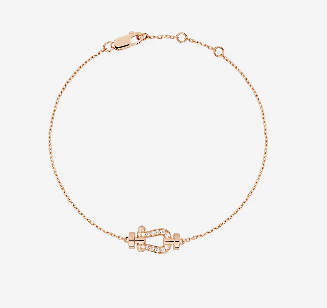 [LUCKY LOVE]FORCE 10 FULL DIAMOND BUCKLE CHAIN LINK MINI MODEL