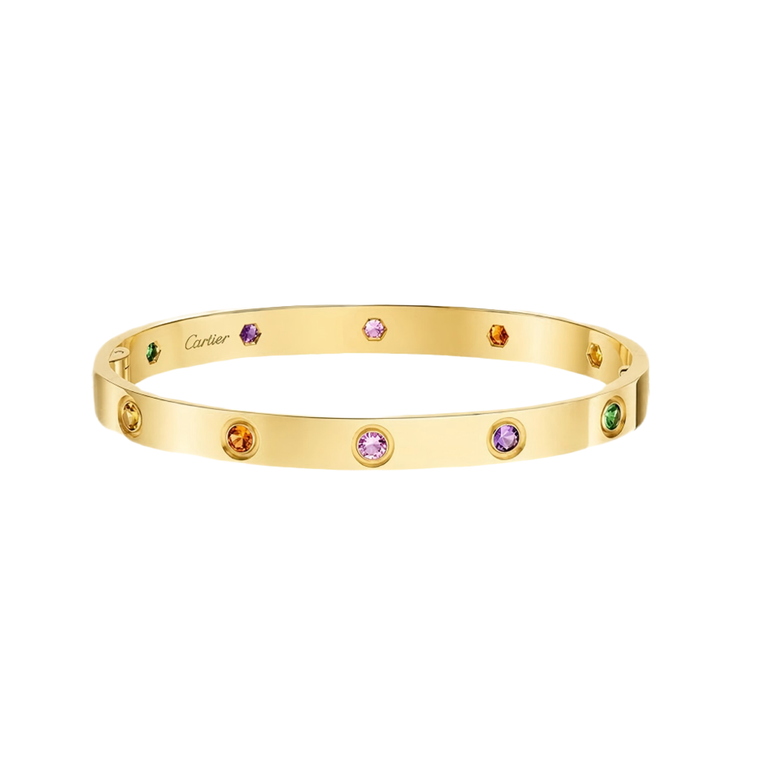 [LUCKY LOVE]2026 RAINBOW LOVE BRACELET 6.1MM  10 DIAMONDS