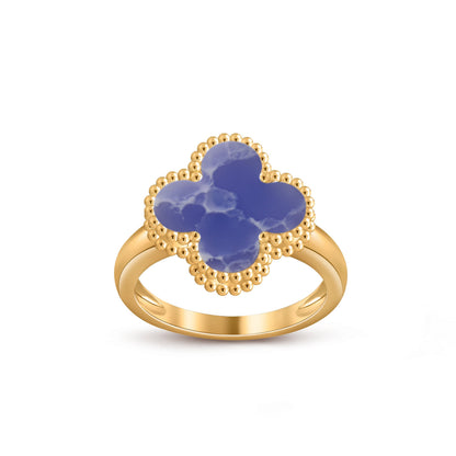 [LUCKY LOVE]CLOVER RING GOLD COLLECTION