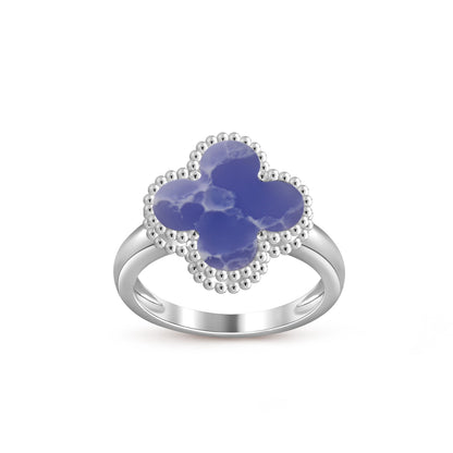 [LUCKY LOVE]CLOVER SILVER RING COLLECTION