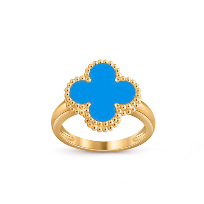 [LUCKY LOVE]CLOVER RING GOLD COLLECTION