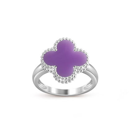 [LUCKY LOVE]CLOVER SILVER RING COLLECTION