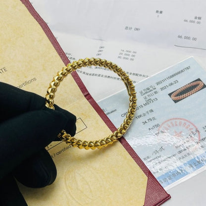 [LUCKY LOVE]CLASH GOLD BRACELET