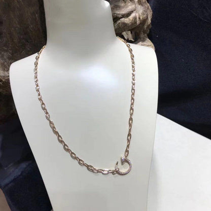 [LUCKY LOVE]JUSTE NECKLACE FULL DIAMONDS