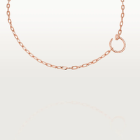 [LUCKY LOVE]JUSTE NECKLACE FULL DIAMONDS