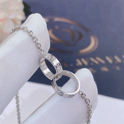 [LUCKY LOVE]LOVE BRACELET DOUBLE RING