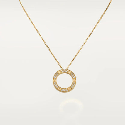 [LUCKY LOVE]LOVE NECKLACE ADJUSTABLE ROSE GOLD