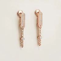 [LUCKY LOVE]CHAINE CHAOS DIAMOND DROP EARRINGS